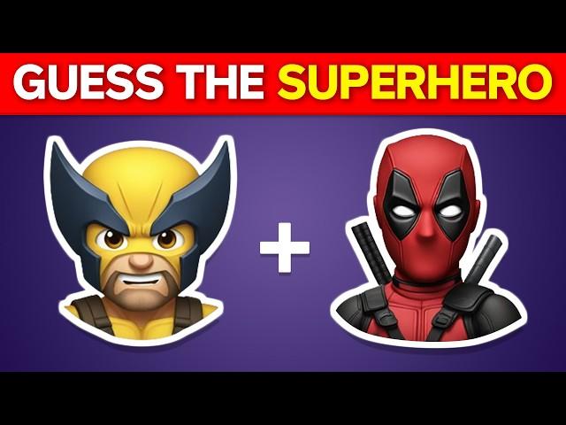 Guess the Superhero by Emoji?  Marvel & DC Superheroes Emoji Quiz | MyQuizC