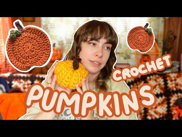 CROCHET PUMPKINS for my friend Lili!