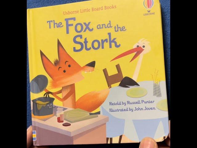 The Fox and The Stork |bed time story | book reading for kids in English .