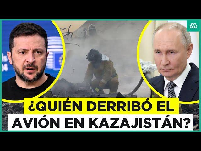 Guerra Rusia y Ucrania: ¿Quién derribó el avión en Kazajistán?