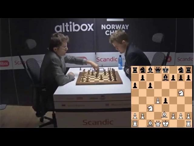 NICE PASS PAWN!! Levon Aronian vs Magnus Carlsen || Norway Blitz chess 2016