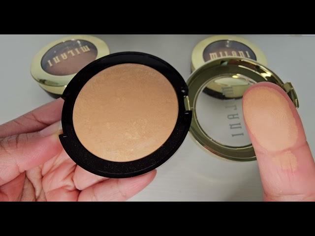 milani cosmetics baked bronzer (soleil - dolce - glow)