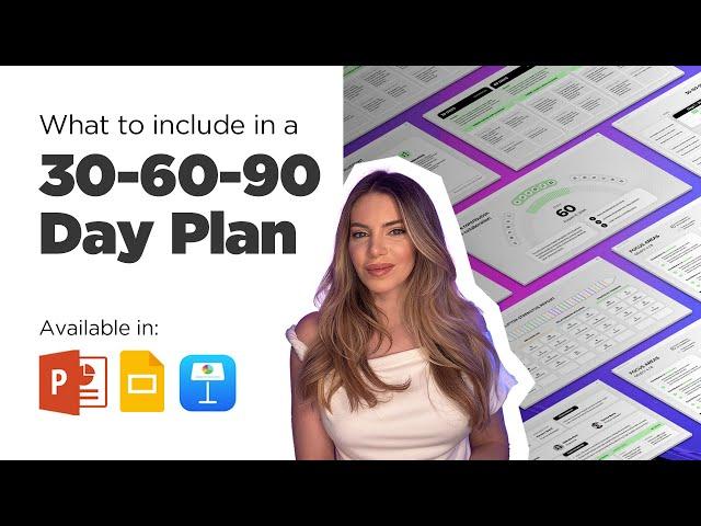 What to include in a 30 60 90 Day Plan - Presentation Template