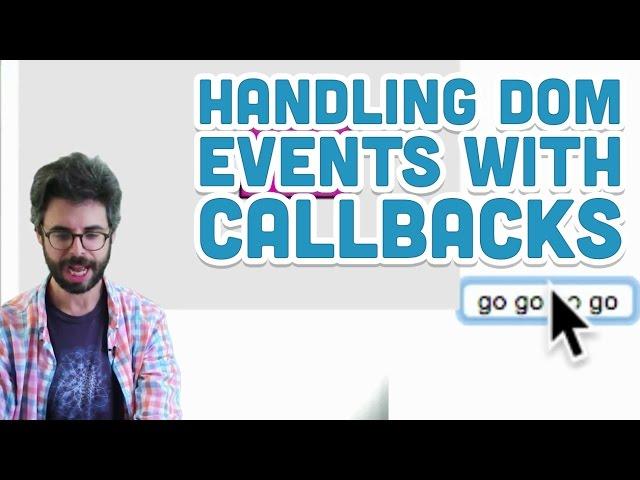 8.4: Handling DOM Events with Callbacks - p5.js Tutorial