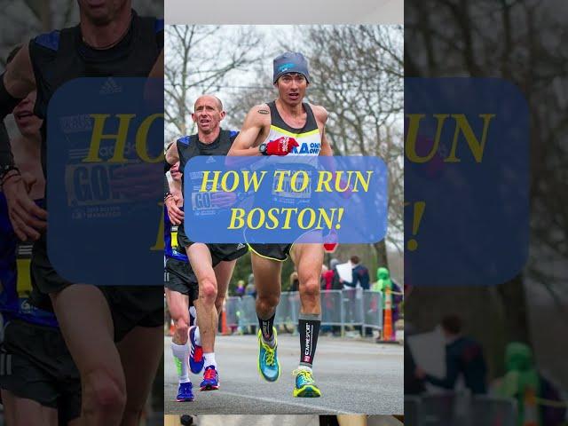 How to Run The Boston Marathon! Coach Sage Canaday Running Tips #bostonmarathon #higherrunning