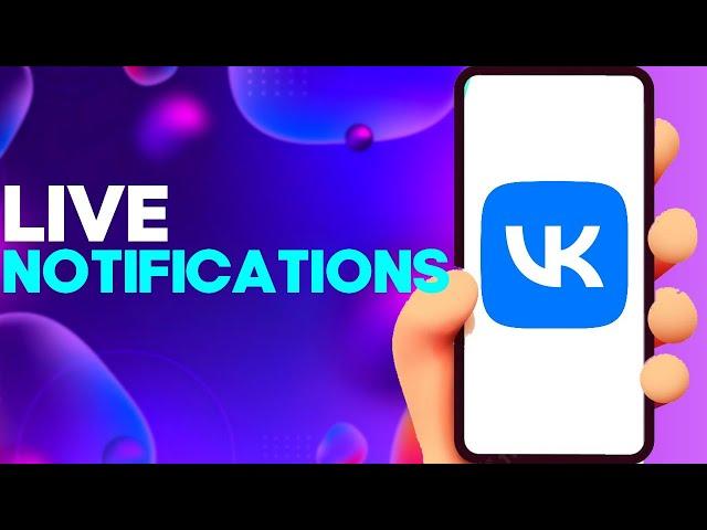 How to Turn Off or On Live Streams Notifications on Vk app on Android or iphone IOS