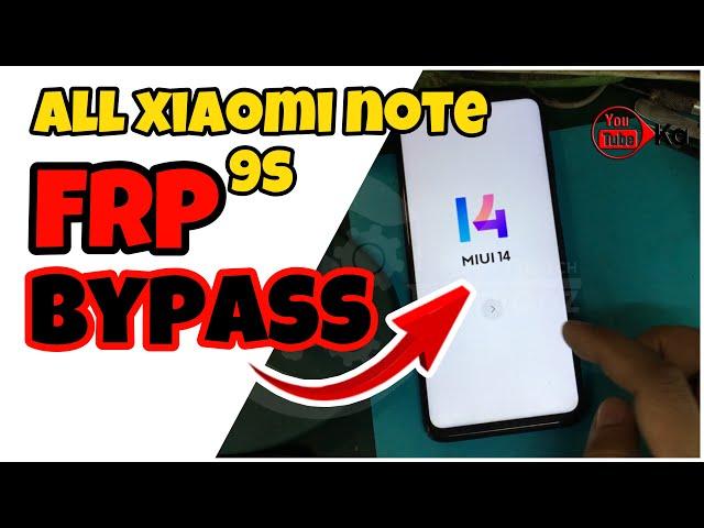 all note 9s Miui 14 FRP Bypass
