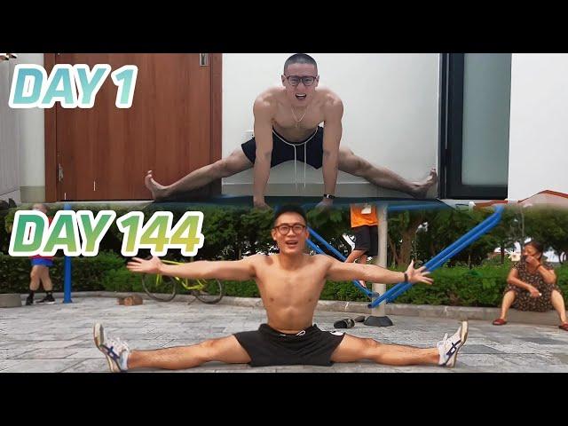 How I have COMPLETETLY done MY MIDDLE SPLITS in 144 Days? | THE DAN