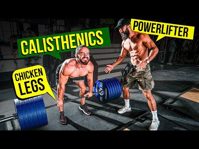 How Strong is Calisthenics Beast in Powerlifting? | ANATOLY