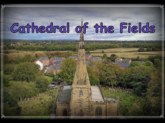 Amazing Cathedral of the Fields from above