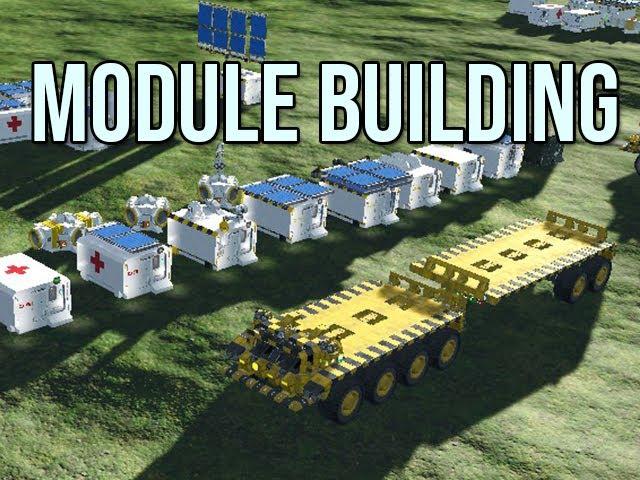 Space Engineer's -  Portable Modules Base Building System