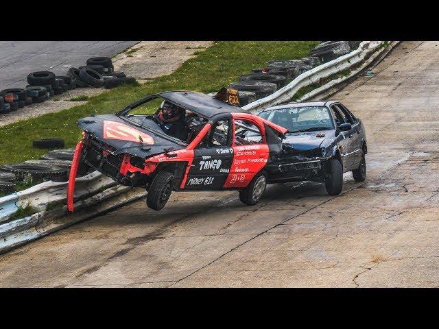 Banger Racing Angmering Oval Raceway - CB Contact - 7th April 2019