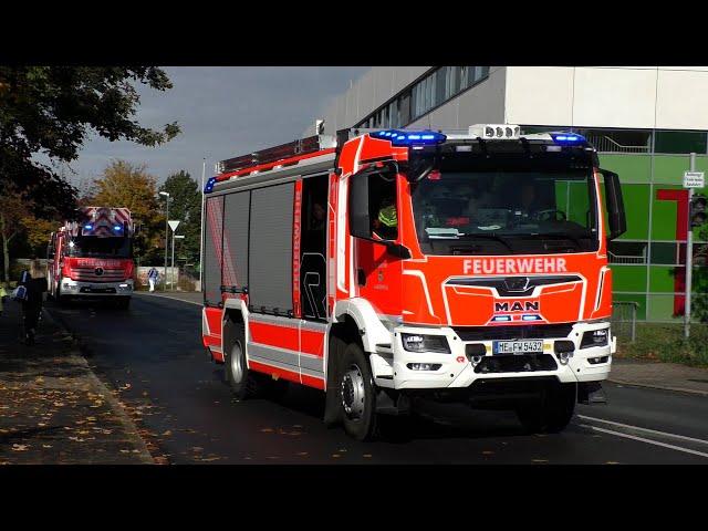 HLF 20 + DLA(K) 23/12 + NEF + KEF Feuerwehr Langenfeld - Hauptamtliche Wache