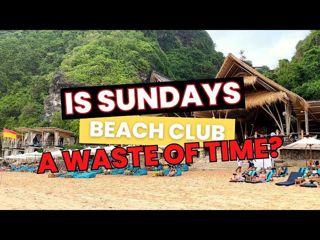 Bali Beach Club Review | Sundays Beach club | Bali Beach Club Guide Uluwatu | Drink prices and more!