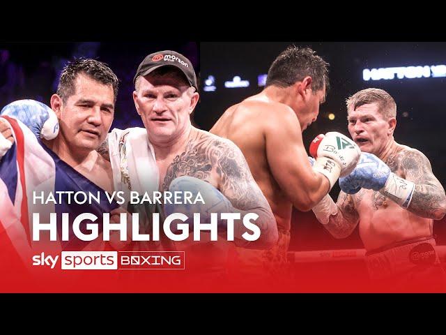 HIGHLIGHTS! Ricky Hatton vs Marco Antonio Barrera | Special Exhibition  