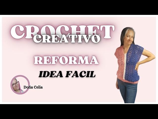 NUEVA VIDA/ DE SENCILLA A ESTIRADA  #crochetprincipiantes #crochetcreativo #diy #ganchillo