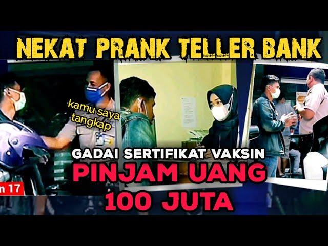 PRANK SECURITY BANK SAMPE DITANGKAP