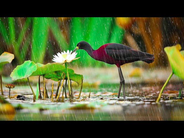 Peaceful piano with Birds and Rain ️ Calm Music for Inner Calm, Heal Mind & Soul ️️️