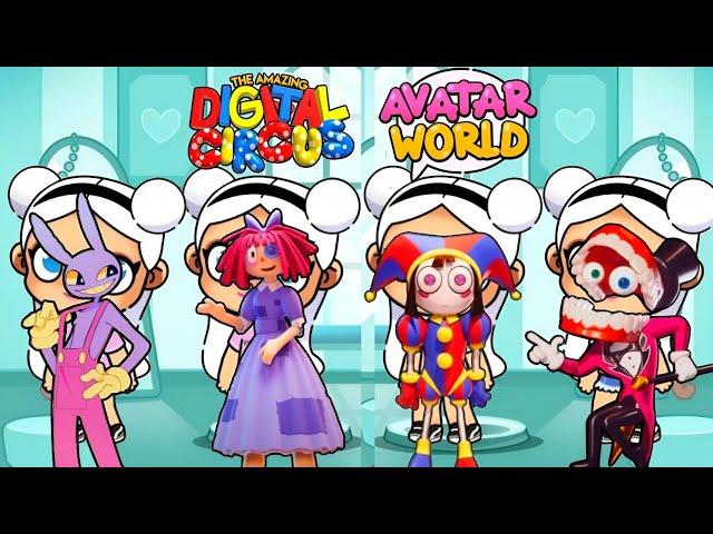 THE AMAZING DIGITAL CIRCUS IN AVATAR WORLD  | POMNI, JAX AND RAGATHA AND CAINE | TOCABOCA | STORY