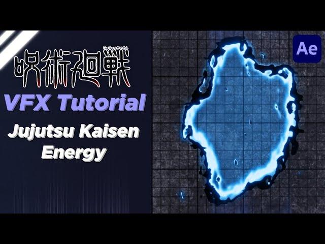 After Effects: Jujutsu Kaisen Energy VFX Tutorial