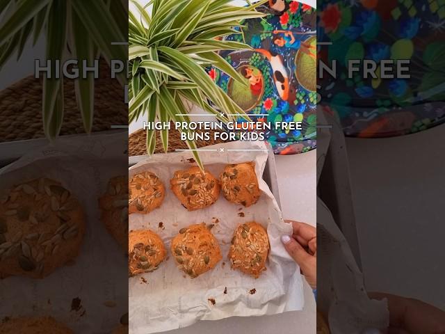 High Protein Homemade Buns for Kids #recipe #shorts