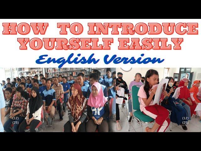 HOW TO INTRODUCE YOURSELF EASILY ~English Version #Bambapuangfoundation