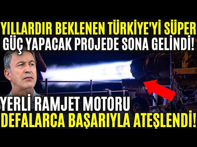 YILLARDIR BU HABERİ BEKLİYORDUK ! TÜRKİYE'Yİ SÜPER GÜÇ YAPACAK YERLİ RAMJET MOTOR ATEŞLENDİ !