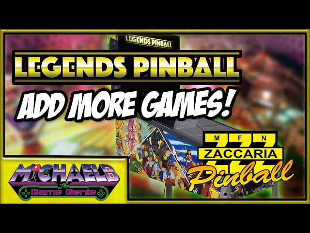 AtGames Legends Pinball Update - Add More Games! | MichaelBtheGameGenie