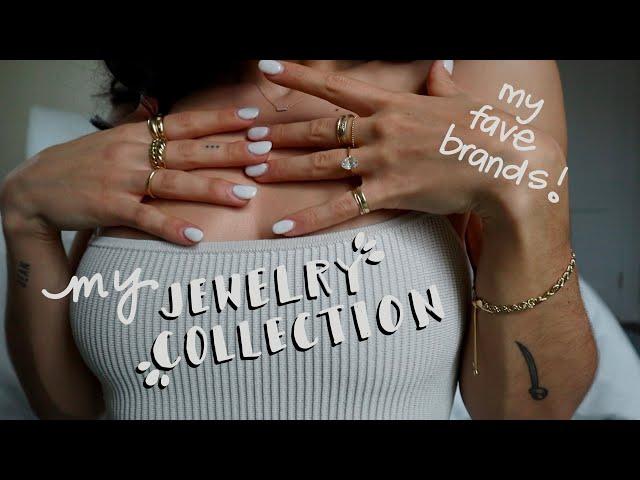 my jewelry collection / affordable solid gold, my favorite brands, styling pieces for everyday