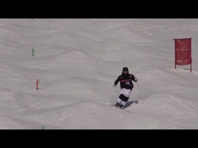 Dylan Marcellini FIS Nordic Open Are, Sweden Duals Qualificaiton Freestyle Moguls April 14 2019