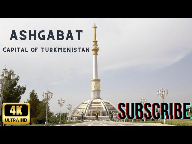 Ashgabat Amazing 4k drone footage Capital of Turkmenistan