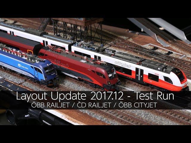 OBB RAILJET/CD RAILJET/OBB CITYJET Test run - VLOG39