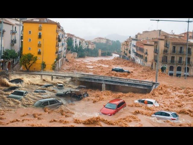 Malaga massive flooding, Spain on high alert! Storm DANA triggers tornado, street submerged