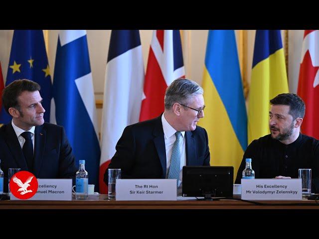 Live: Starmer holds press conference after Ukraine crisis talks with European leaders