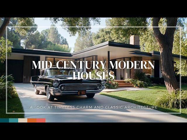 Discover Mid-Century Modern Houses: A Look at Timeless Charm and Classic Architecture