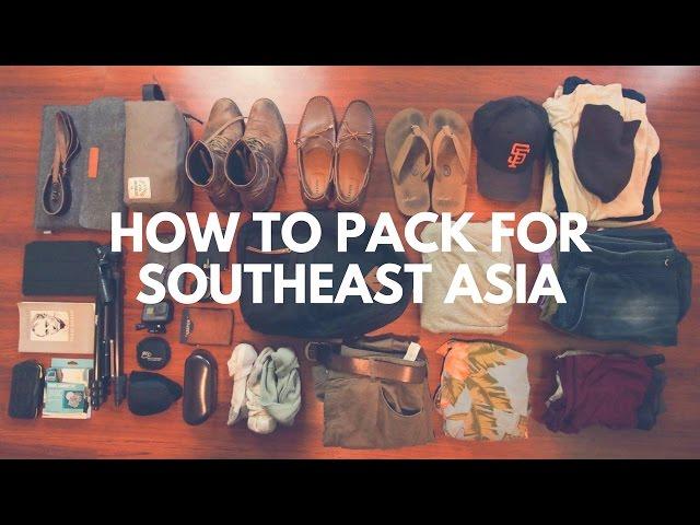 HOW TO PACK FOR A SOUTHEAST ASIA BACKPACKING ADVENTURE | PACKING TIPS