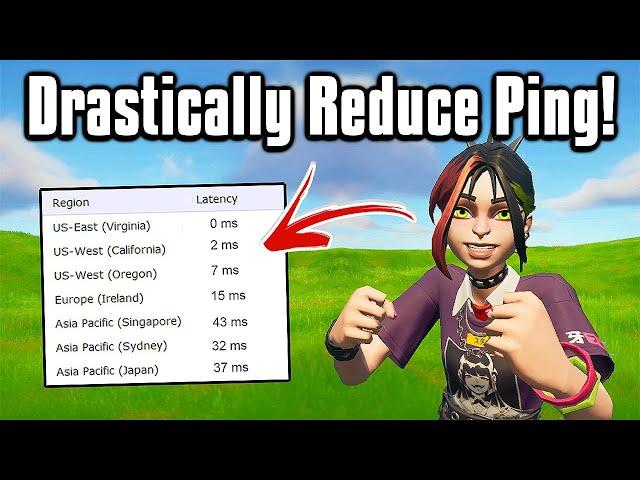 How To Improve Your Ping In Fortnite Chapter 4! - Network Optimization Tips!