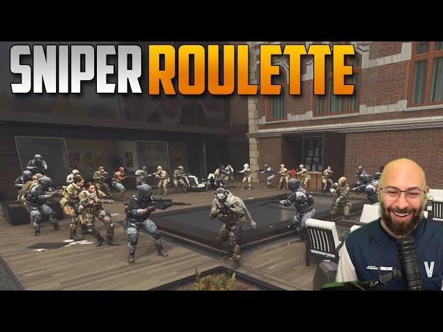 Sniper Roulette in MW2 - over 30 players!
