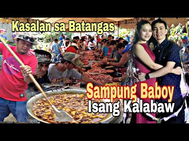 "BAYSANAN o KASALANG BATANGAS" | SAMPUNG BABOY ISANG KALABAW ang HANDA