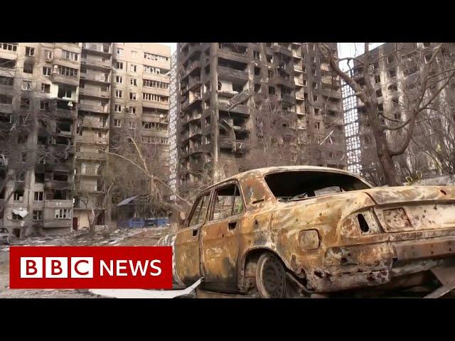 Ukraine evacuates civilians from besieged city of Mariupol - BBC News