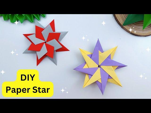 How To Make Easy Paper Christmas Star For Kids / Nursery Craft Ideas / Paper Craft Easy/ KIDS crafts