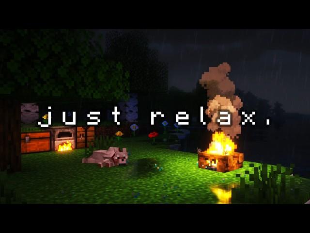 don't cry, It'll be alright... (minecraft music & rain ambience)