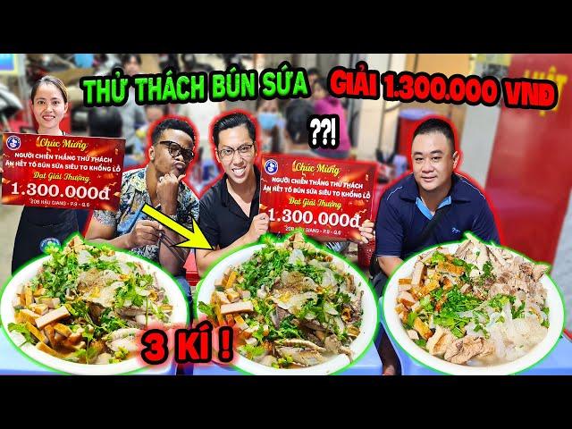 Team Funny Hùng Thử Thách 3 Tô BÚN SỨA 300K Nặng 3 Kí Nhận 1.300.000 VNĐ Gay Cấn Bất Ngờ Ở Phút Cuối