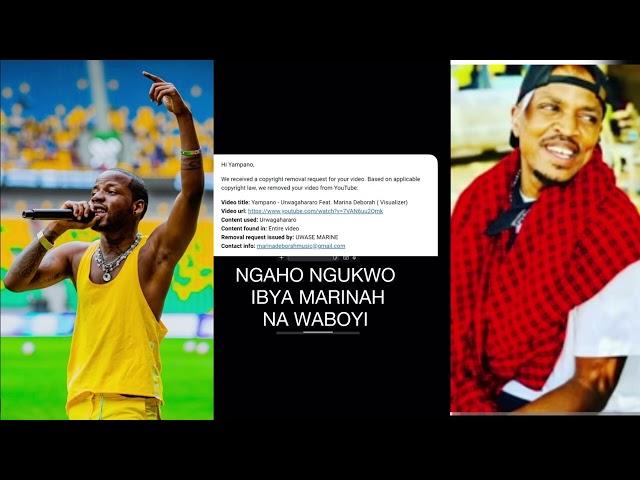 Agahinda MARINA yateye YAMPANO
