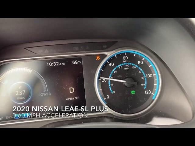 2020 Nissan Leaf SL Plus | 0-60 MPH