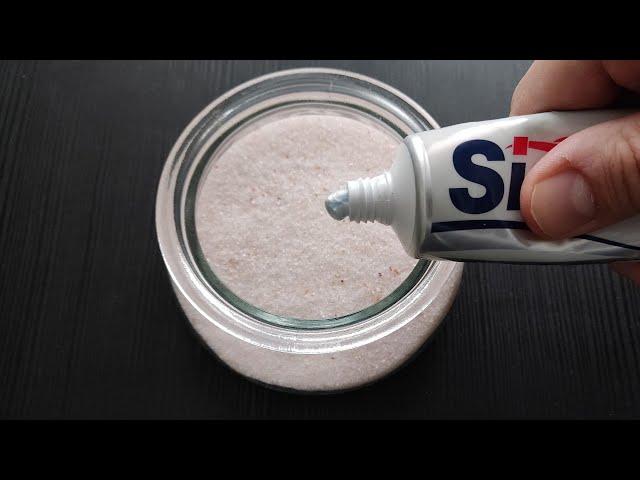 Put toothpaste in salt! The results are astounding