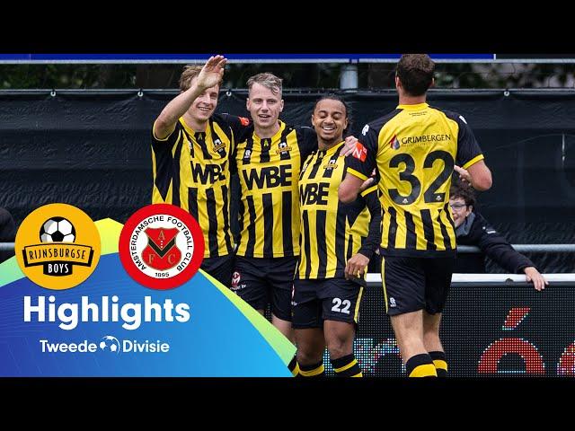  Van der Weijden naar DUBBELE CIJFERS! | Highlights Rijnsburgse Boys - AFC