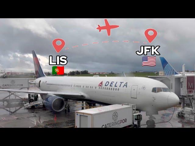 TRIP REPORT | Delta Airlines | Boeing 767 | Lisbon - New York JFK | ECONOMY