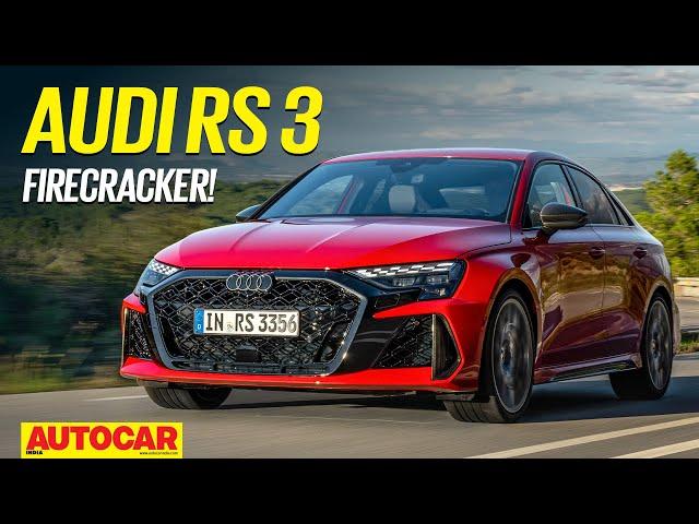 2025 Audi RS 3 review - The 400hp, 5 cylinder thriller! | Autocar India