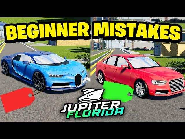 Mistakes BEGINNERS MAKE In Jupiter Florida! (ROBLOX)